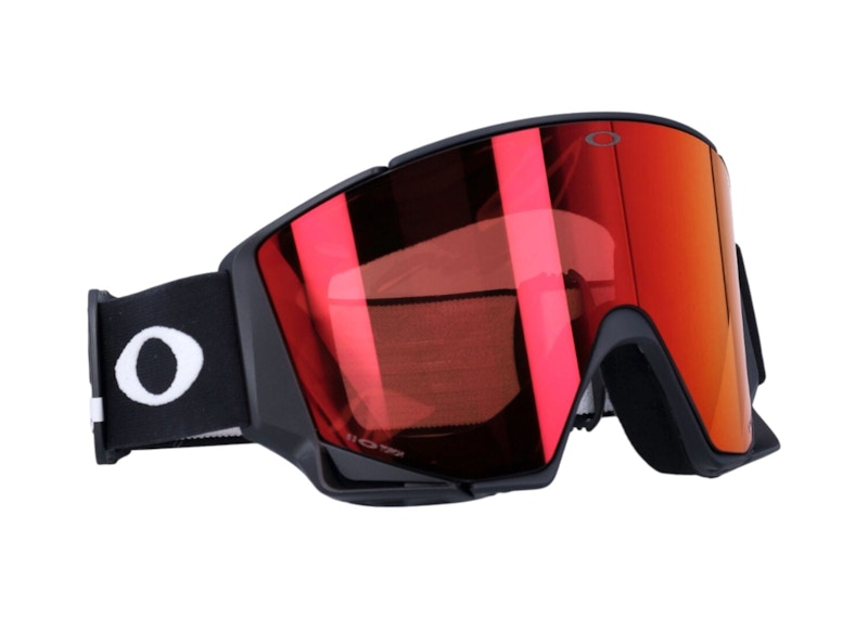 Oakley Flowscape L Sunglasses Matte Black Prizm Torch (OO7145-02)