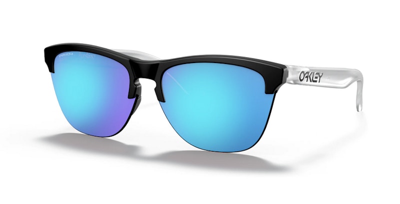 Oakley Frogskins Lite Sunglasses Matte Black/Prizm Sapphire (OO9374-0263)