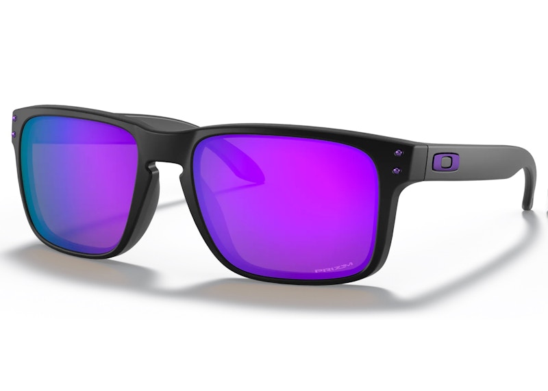 Oakley Holbrook Sunglasses Matte Black/Prizm Violet (OO9102-K655)
