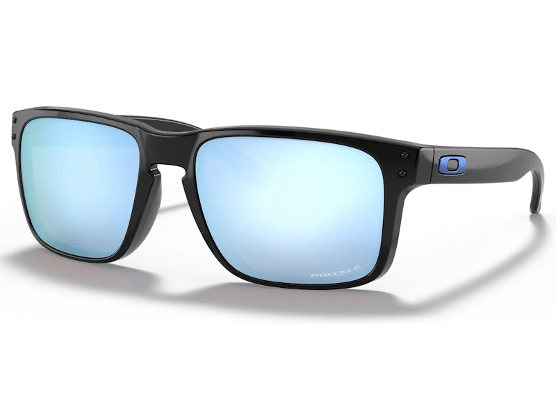 Oakley Holbrook Sunglasses Polished Black/Prizm Deep Water Polarized (OO9102-C1)