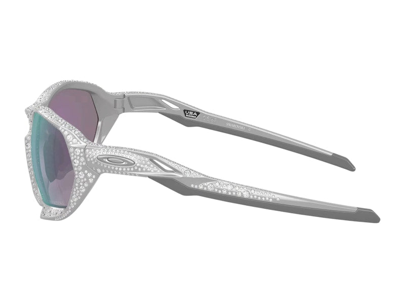 Oakley x Swarovski Plazma Sunglasses Silver