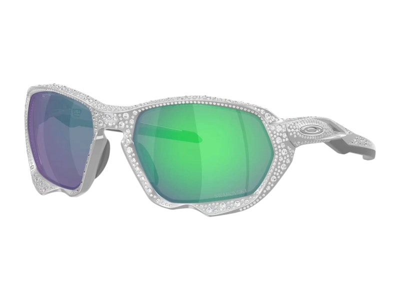 Oakley x Swarovski Plazma Sunglasses Silver