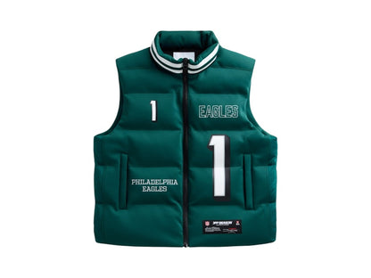 Off Season x NFL Jalen Hurts Midnight Green Philadelphia Eagles Player Puffer Vest Midnight Green
