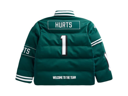 Off Season x NFL Jalen Hurts Philadelphia Eagles Player Puffer Jacket Dark Green