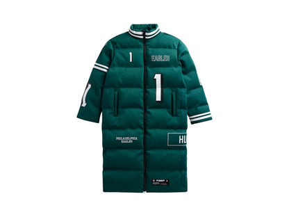 Off Season x NFL Jalen Hurts Philadelphia Eagles Player Puffer Long Coat Dark Green