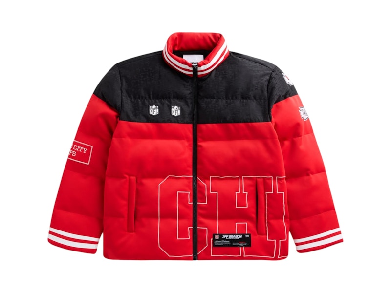 Off Season x NFL Kansas City Chiefs Team Puffer Jacket Red/Black