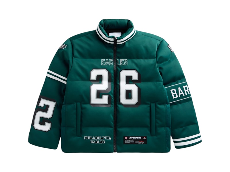 Off Season x NFL Saquon Barkley Philadelphia Eagles Player Puffer Jacket Dark Green