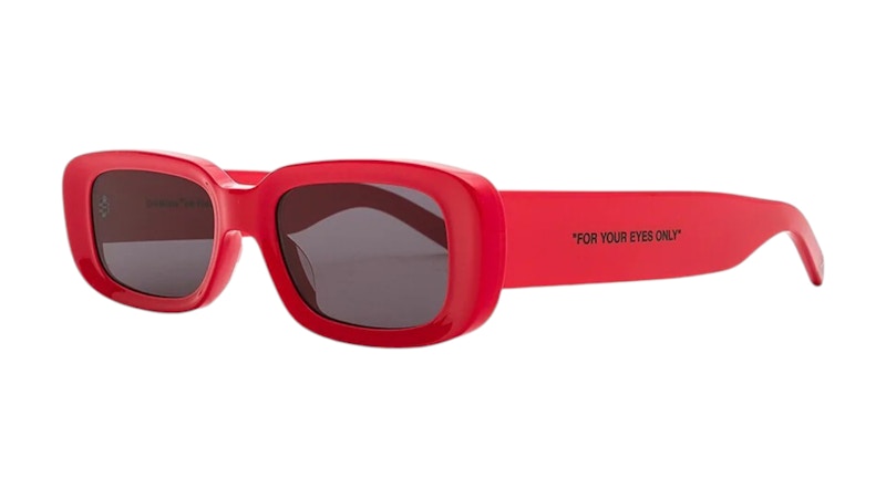 OFF-WHITE Acetate Sunglasses Red/Black