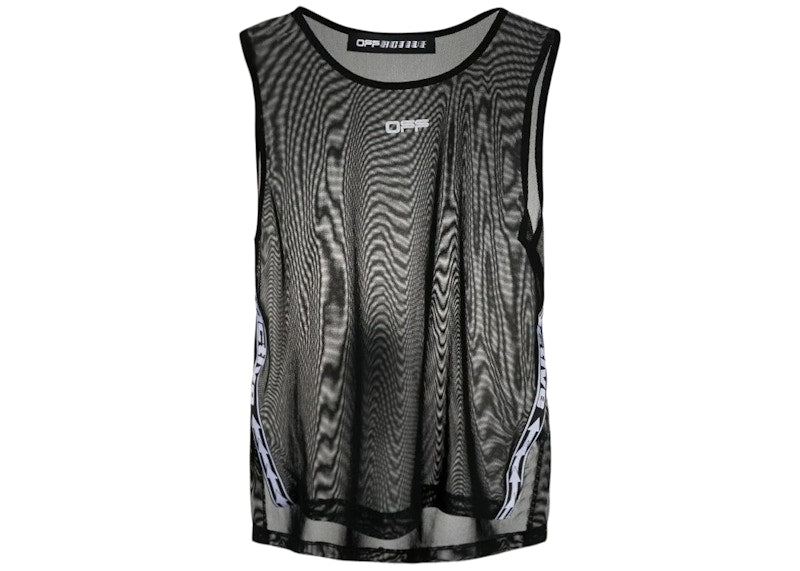 OFF-WHITE Active Logo Tank Top Black