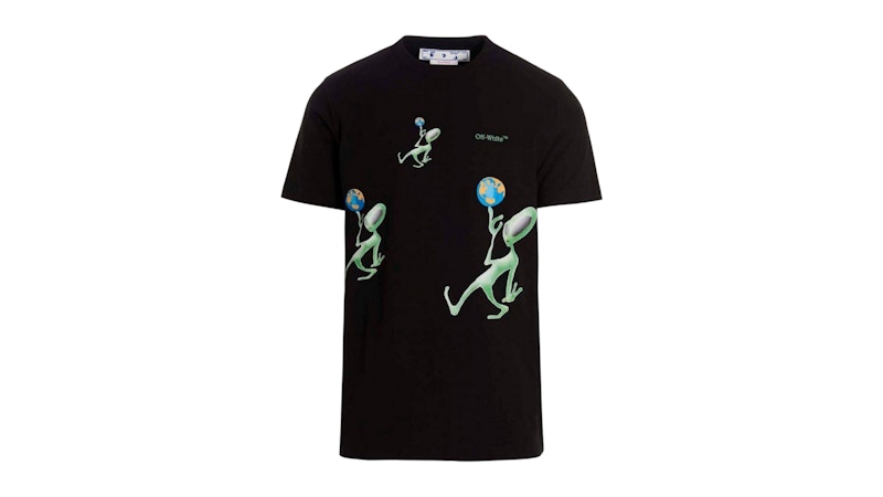 OFF-WHITE Alien Arrow Logo Oversized Fit T-Shirt Black