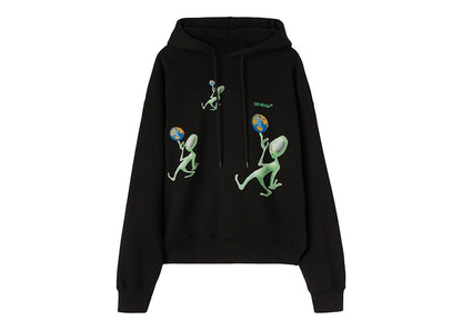 OFF-WHITE Alien Arrow Skate Hoodie Black/Green