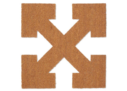 OFF-WHITE Arrow Doormat Brown