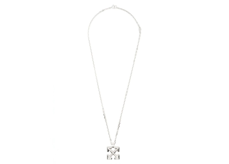 OFF-WHITE Arrow Necklace Silver