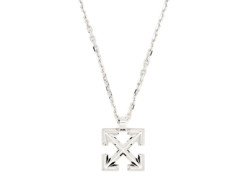 OFF-WHITE Arrow Necklace Silver