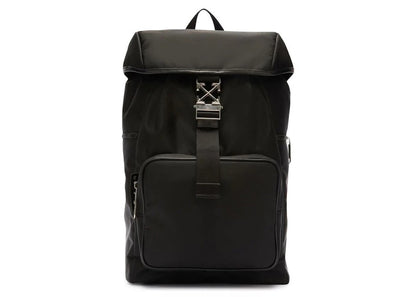 OFF-WHITE Arrow Tuc Nylon Backpack Black