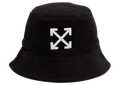 OFF-WHITE Arrows Bucket Widebrim Hat Black