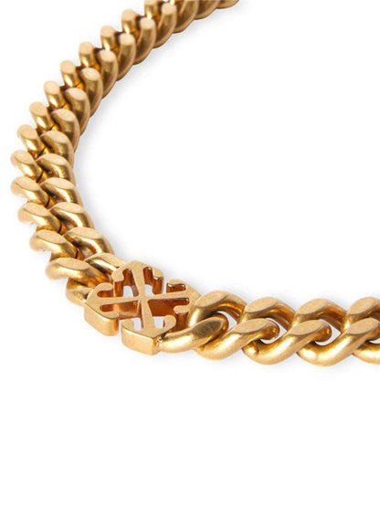 Off-White Arrows Chain-Link Necklace Gold-tone