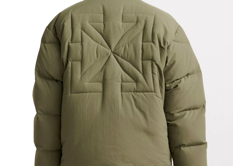 OFF-WHITE Arrows Puffer Green
