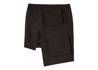 OFF-WHITE Asymmetric Cargo Skirt Black