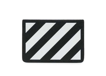 Off-White Binder Card Holder Black/White