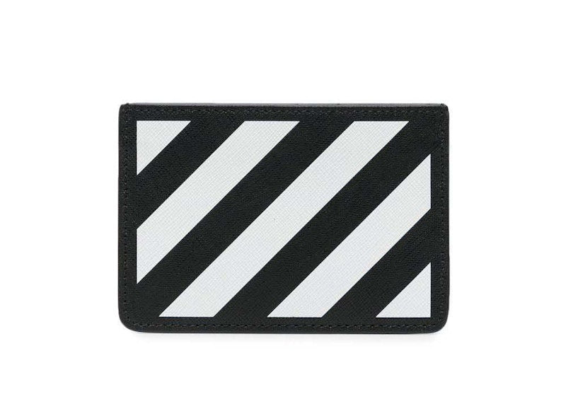 Off-White Binder Card Holder Black/White