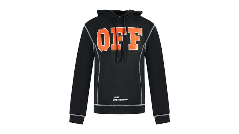 OFF-WHITE Bold Logo Hoodie Black