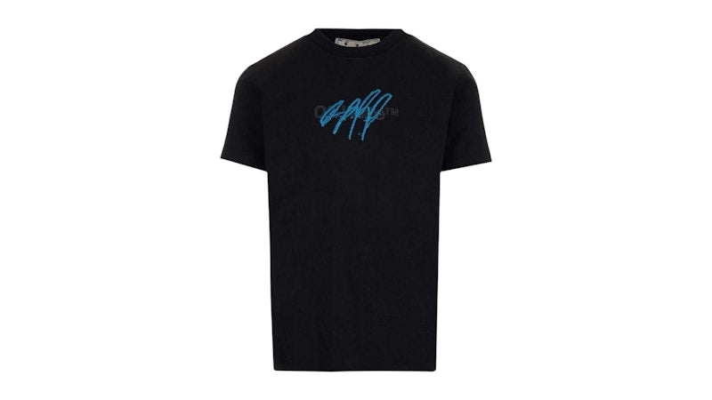 OFF-WHITE Bounce Cross Off Design Slim Fit T-Shirt Black