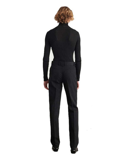 OFF-WHITE Buckle Dry Wool Slim Pant Black
