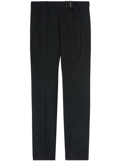 OFF-WHITE Buckle Dry Wool Slim Pant Black