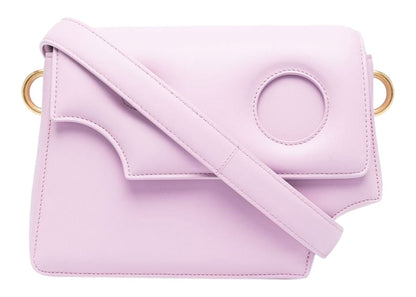 Off-White Burrow 24 Logo Print Shoulder Bag Lilac