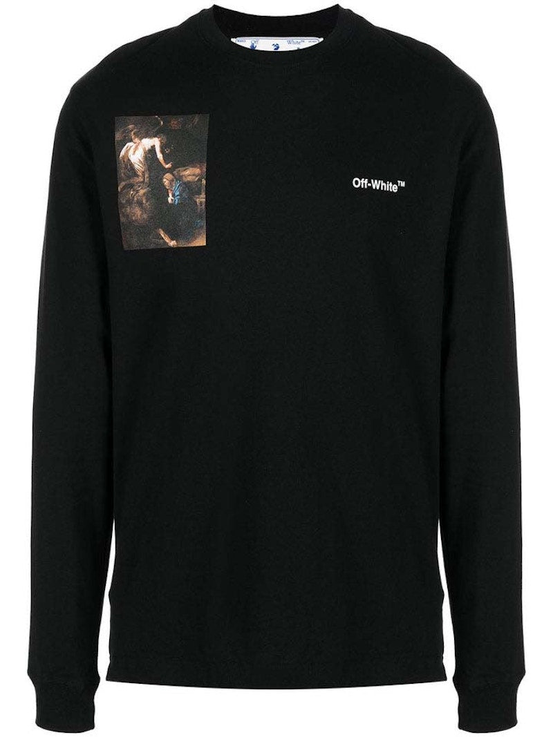 OFF-WHITE Caravag Lute Skate L/S Tee Black/White
