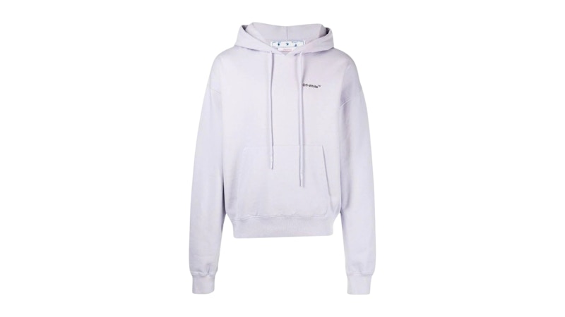 OFF-WHITE Caravaggio Arrow Over Dusty Lilac Hoodie Purple