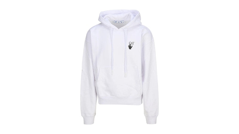 OFF-WHITE Caravaggio Lute Design Hoodie White