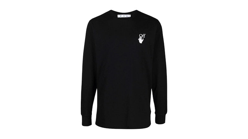 OFF-WHITE Caravaggio Lute Long Sleeve Slim Fit T-Shirt Black