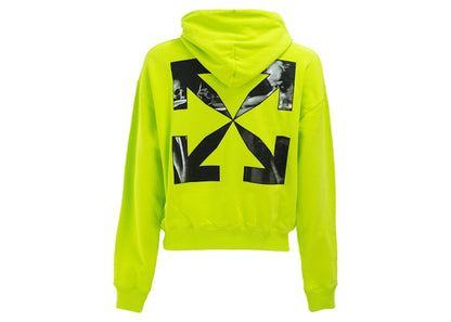 OFF-WHITE Caravaggio Over Hoodie Lime