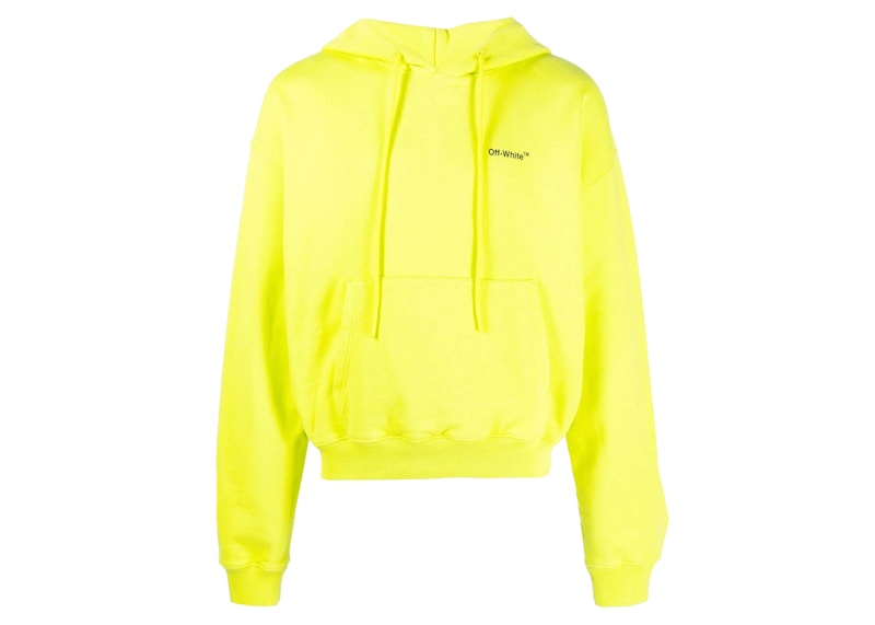 OFF-WHITE Caravaggio Over Hoodie Lime