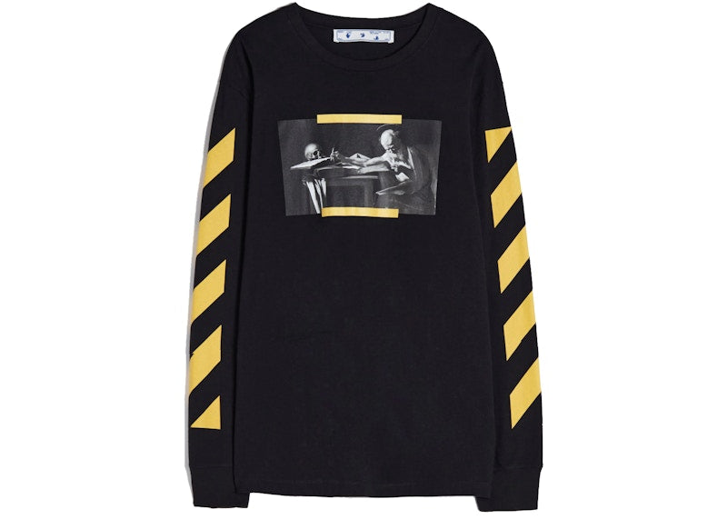 OFF-WHITE Caravaggio Painting L/S T-shirt Black/Yellow