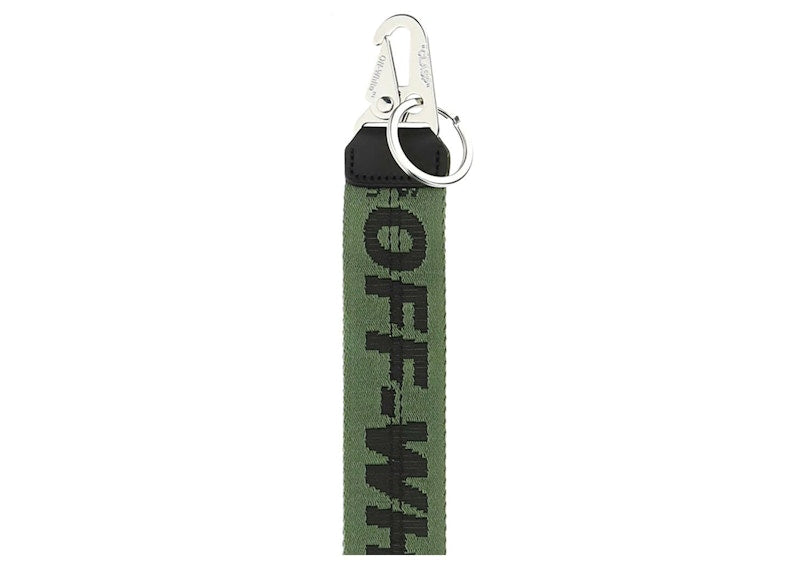 OFF-WHITE Classic Industrial Keychain Green/Black