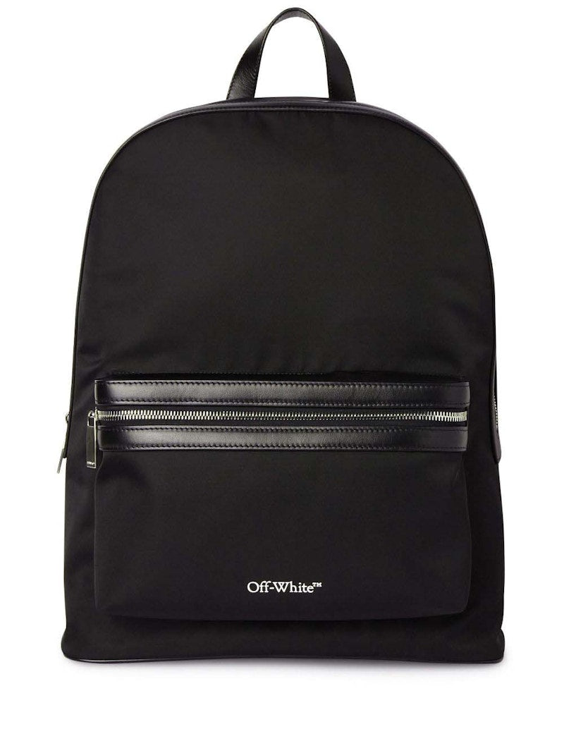 Off-White Core Round Logo-Print Backpack Black