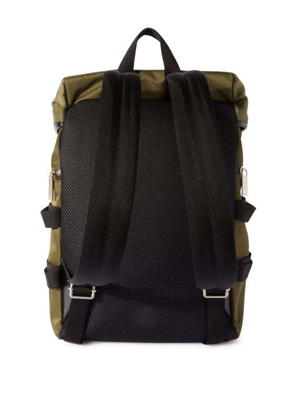 Off-White Courrie Flap Drawstring Backpack Moss Green/Multicolor