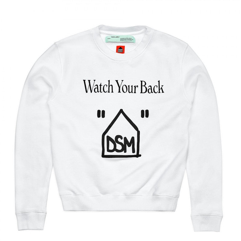 OFF-WHITE DSM Crewneck White