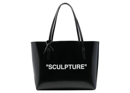 OFF-WHITE Day Off 28 Quote Tote Bag Black/White