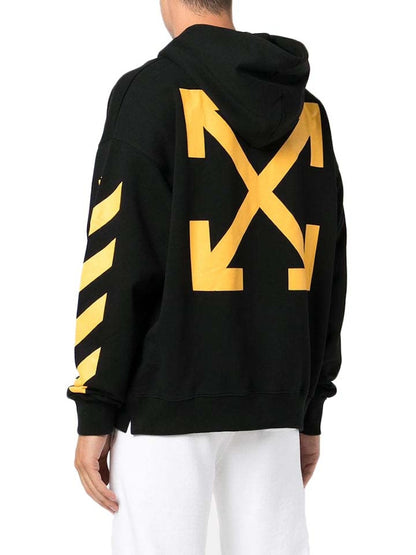 OFF-WHITE Diag Arrow Carav Mercy Skate Hoodie Black/White