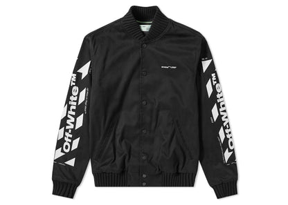 OFF-WHITE Diag Logo Bomber Jacket Black