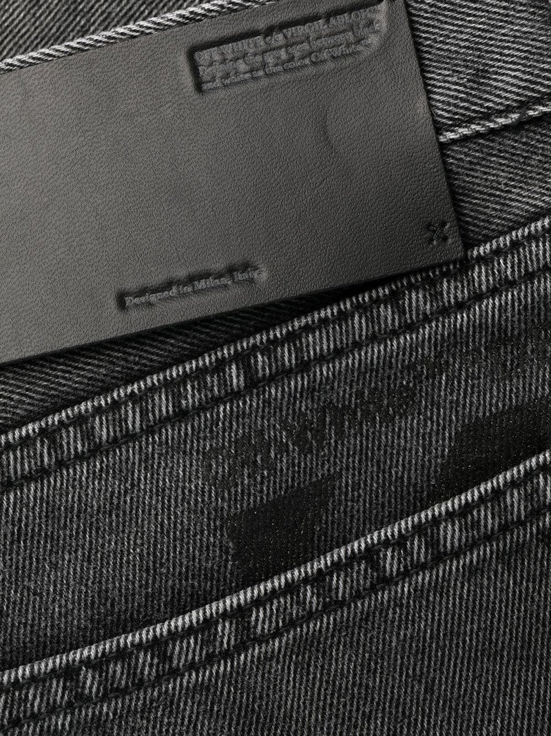 OFF-WHITE Diag Logo Jeans Grey