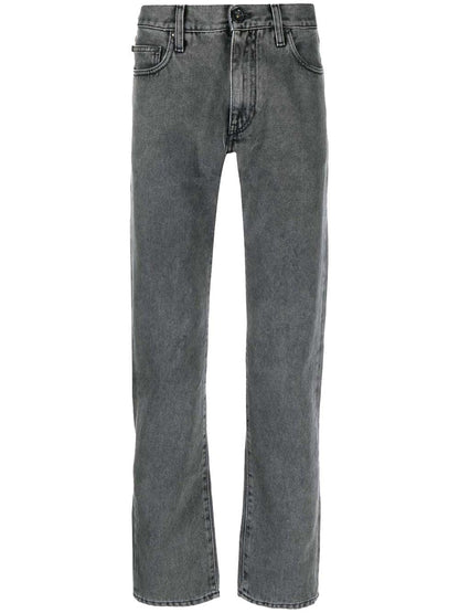 OFF-WHITE Diag Logo Jeans Grey