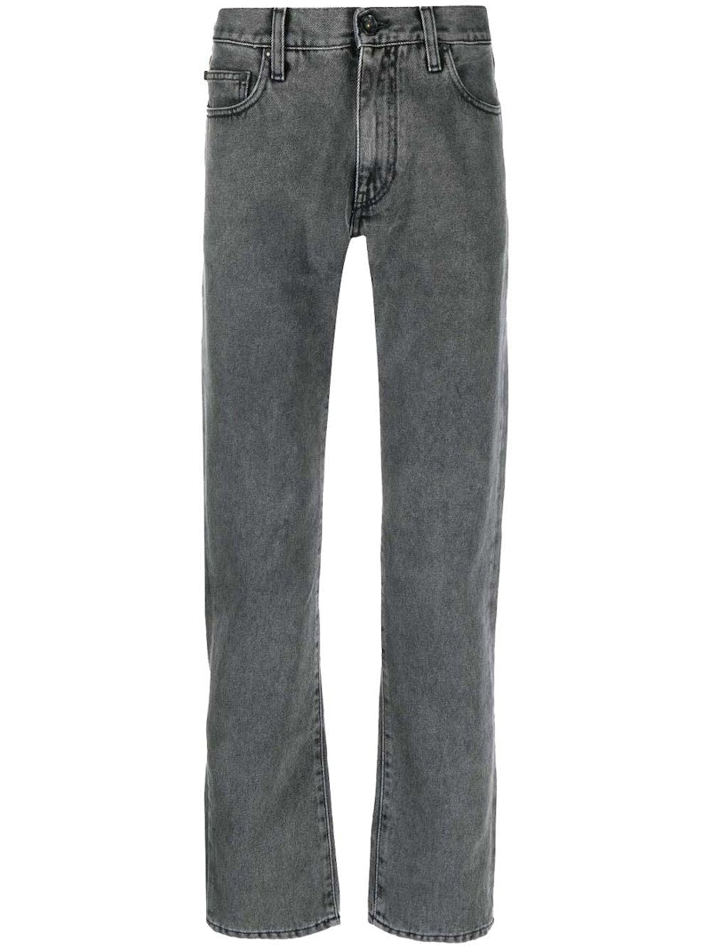 OFF-WHITE Diag Logo Jeans Grey
