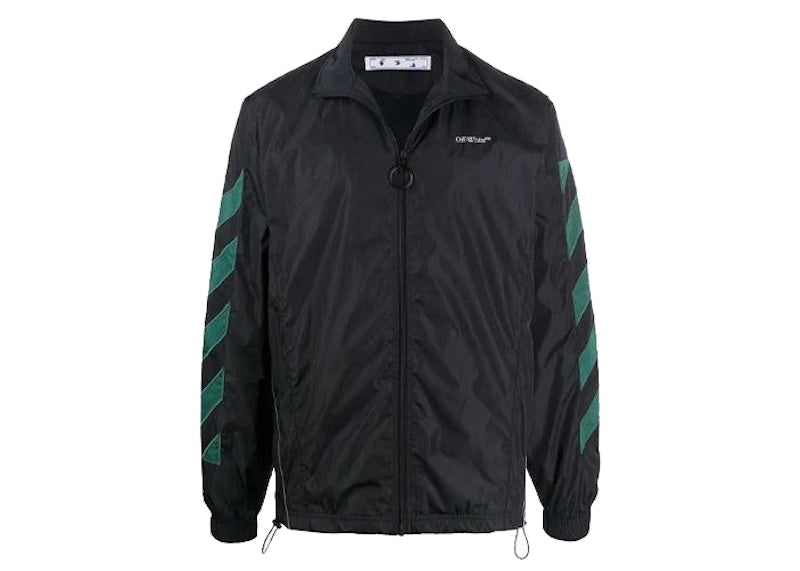 OFF-WHITE Diag Nylon Jacket Black/White