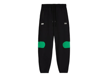 OFF-WHITE Diag Outl Block Joggers Black/Green