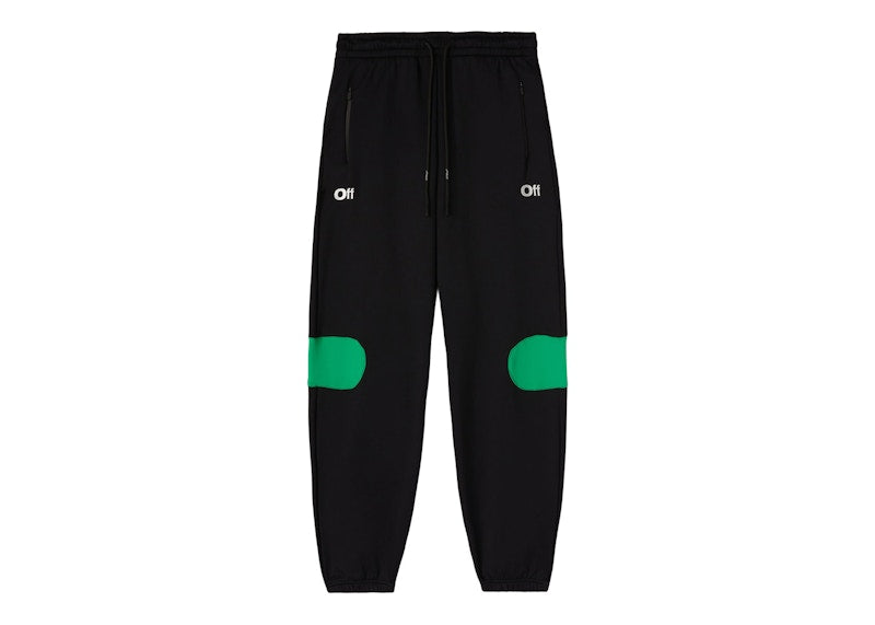 OFF-WHITE Diag Outl Block Joggers Black/Green